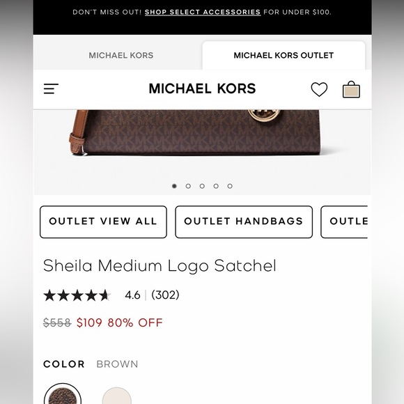 Shiela Medium Logo Satchel Michael Kors - Picture 6 of 6